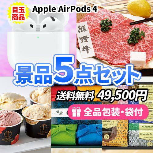 sa0501 女性向け景品 目玉景品が揃った景品５点セット